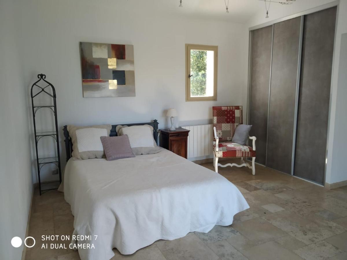 Saint-Siffret Proche Uzes Petit Gite Avec Grande Cuisine D'Ete Et Piscine מראה חיצוני תמונה